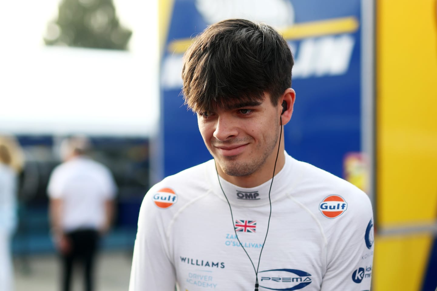 MONZA, ITALY - SEPTEMBER 02: Zak O'Sullivan of Great Britain and PREMA Racing (3) prepares to drive